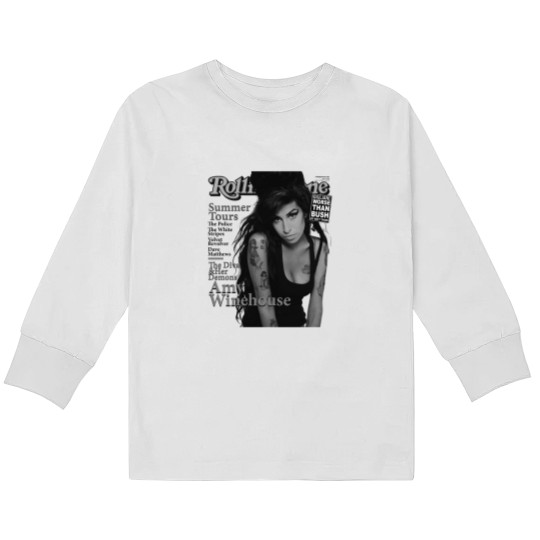 Discover Amy Winehouse Indie Pop Rock Kids Long Sleeve T Shirts L