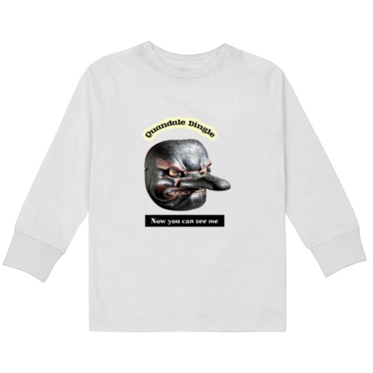 Discover Quandale Dingle funny design Kids Long Sleeve T Shirts
