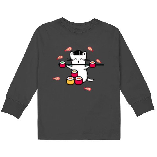 Discover cat Kids Long Sleeve T-Shirts