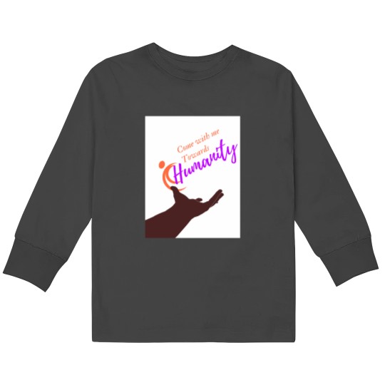 Discover come with me tods humanity Kids Long Sleeve T-Shirts