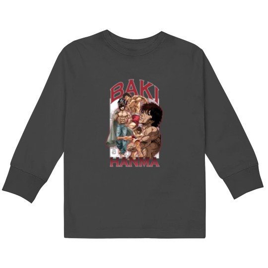 Discover Baki Hanma Kids Long Sleeve T-Shirts