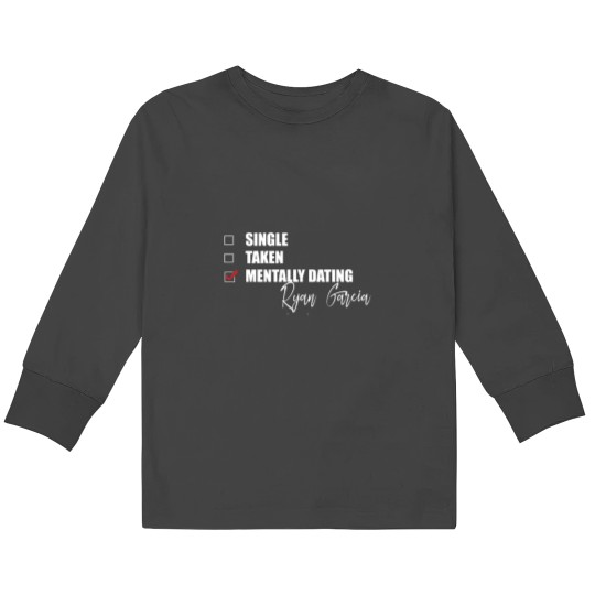Discover Mentally Dating Ryan Garcia Althea Reds Kids Long Sleeve T-Shirts