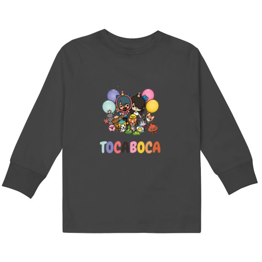 Discover Great Model Toca Boca World Awesome For Movie Fan Kids Long Sleeve T-Shirts
