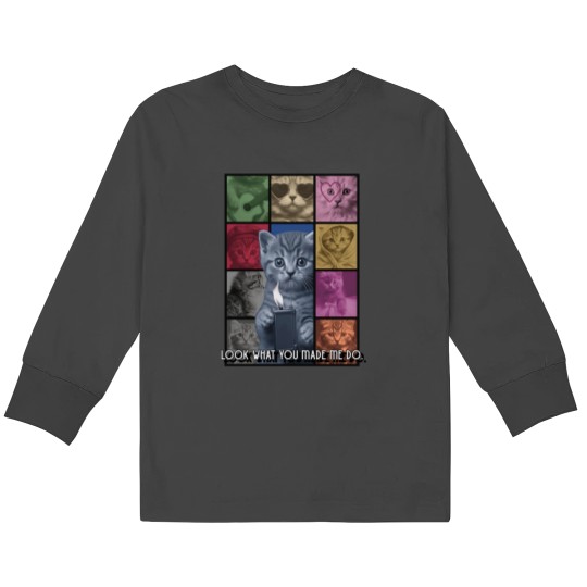 Discover Look what you made me do. Sticker.png Kids Long Sleeve T-Shirts