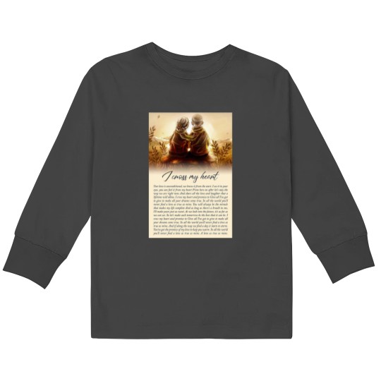 Discover I-cross-my-heart Kids Long Sleeve T-Shirts