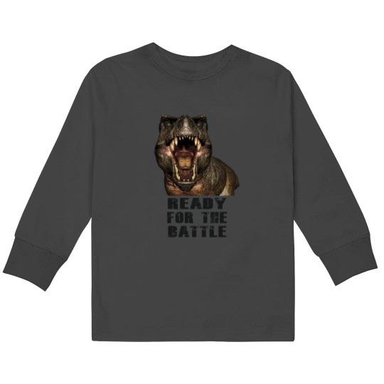Discover Jurassic Worl d Gaming Ready for the Evolution Battle Kids Long Sleeve T-Shirts