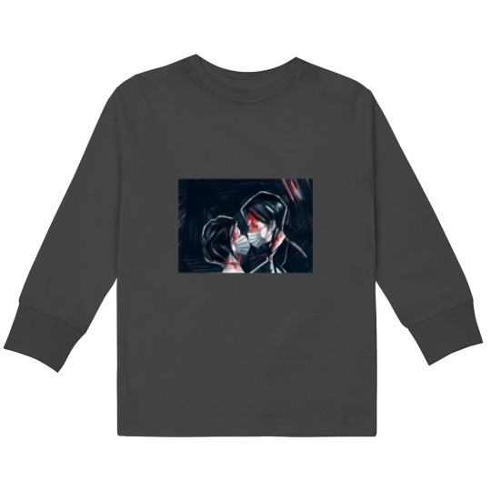 Discover Three Cheers for Sweet  Mask Kids Long Sleeve T-Shirts