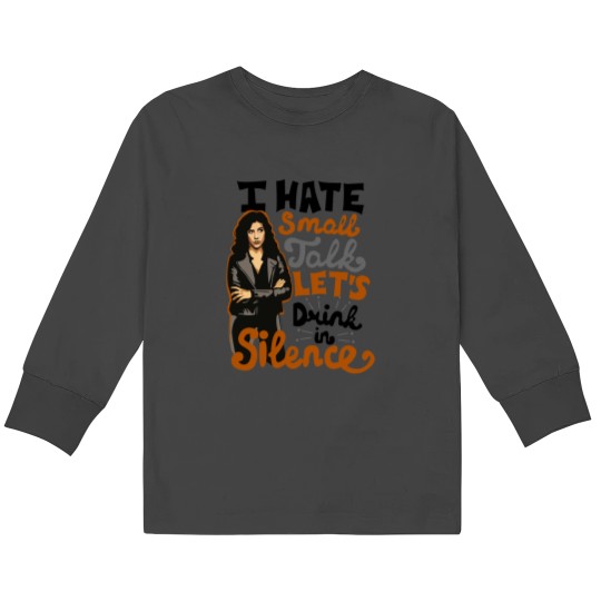 Discover Let's Drink In Silence Rosa Diaz Brooklynn 99 Kids Long Sleeve T-Shirts