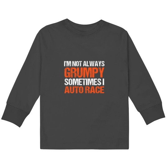 Discover Im Not Always Grumpy Sometimes I BMX Race BMX Racing Kids Long Sleeve T-Shirts
