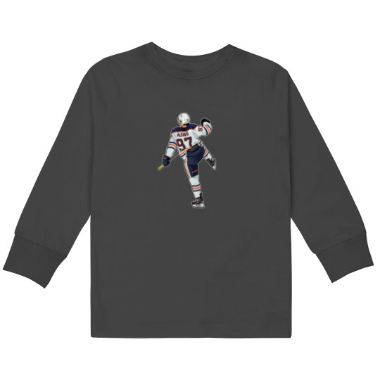 Discover Connor McDavid 97 Celebrates Goals (1) Kids Long Sleeve T-Shirts