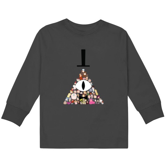 Discover Gravity Falls Characters Gravity Falls Characters Kids Long Sleeve T-Shirts