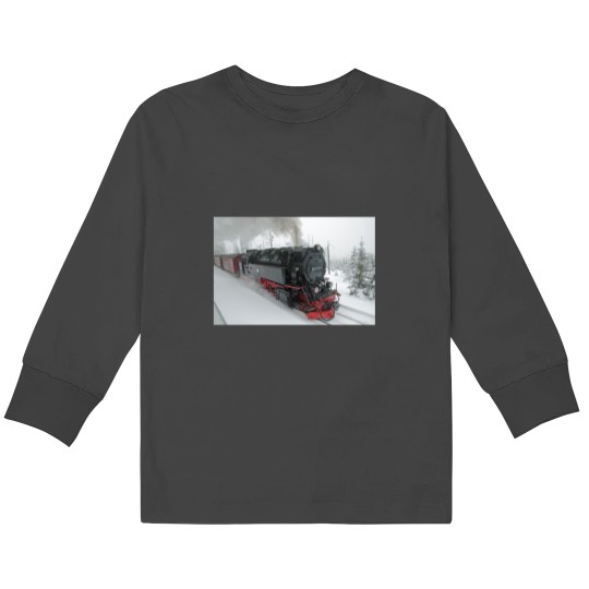 Discover Winter in the Harz Kids Long Sleeve T-Shirts
