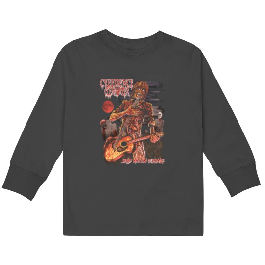 Discover Bad moon rising Kids Long Sleeve T-Shirts