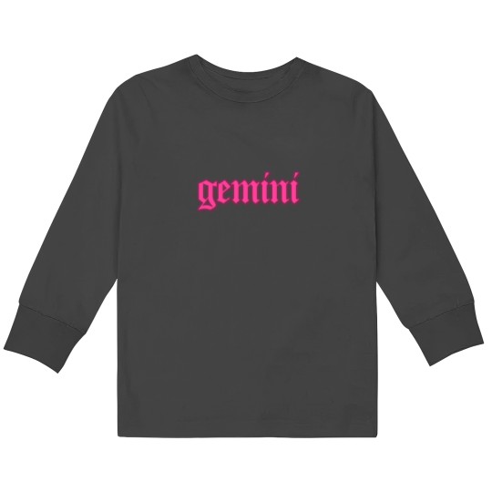 Discover Gemini Sticker Kids Long Sleeve T-Shirts
