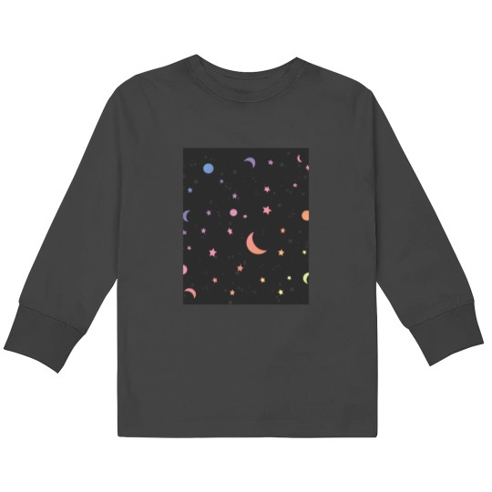 Discover A Rainbow Galaxy Kids Long Sleeve T-Shirts
