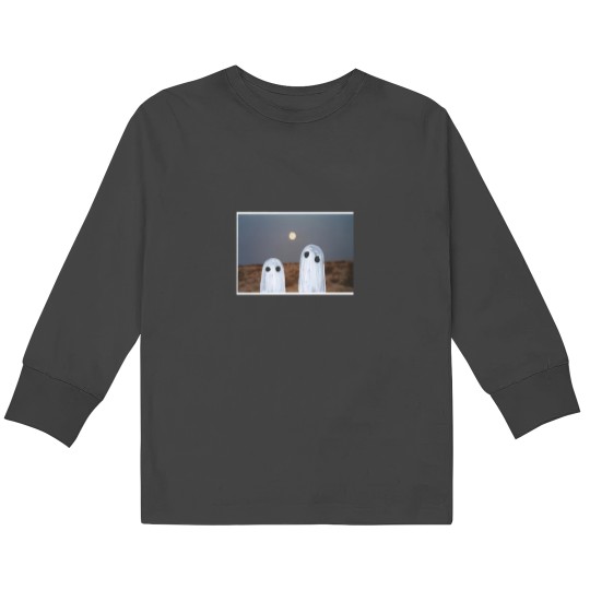 Discover Looking Up At The Night Sky Kids Long Sleeve T-Shirts