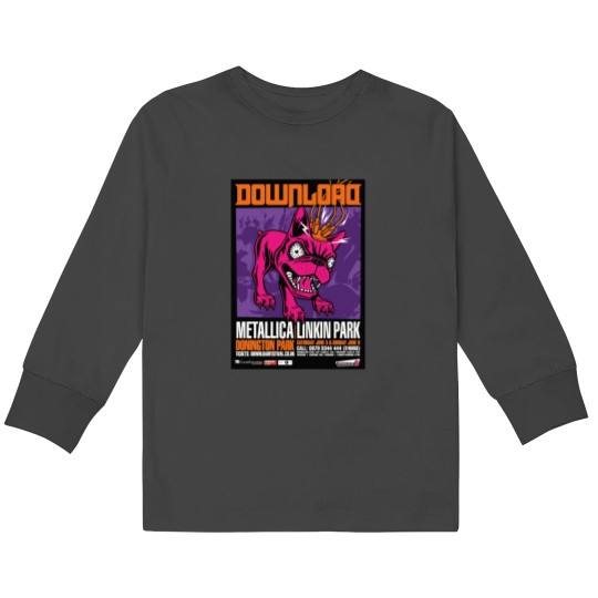 Discover Download Festival Kids Long Sleeve T-shirt