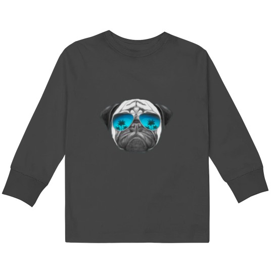 Discover Artful Dogs - Dog On The Rocks Brothers Kids Long Sleeve T-Shirts
