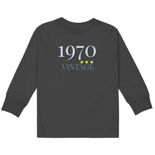 Discover 1970 Vintage Kids Long Sleeve T-Shirts