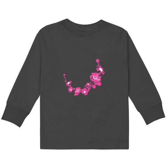 Discover Flower design Kids Long Sleeve T-Shirts