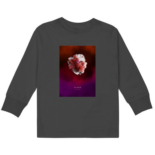 Discover Steam Sticker Kids Long Sleeve T-Shirts