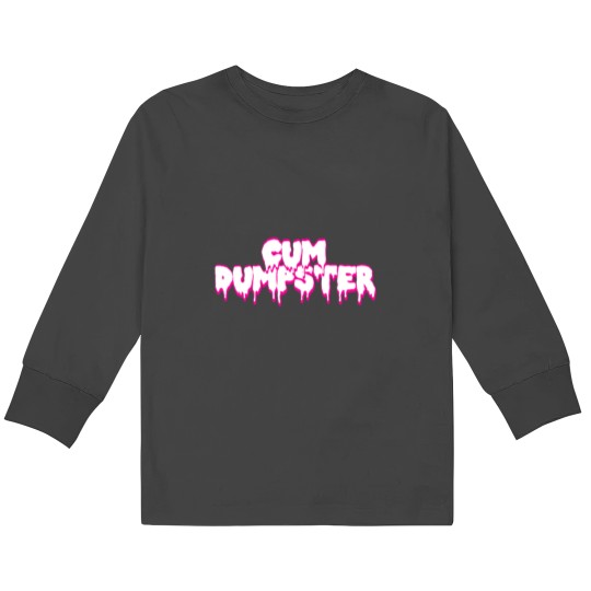 Discover Cum Dumpster Mini Skirt.png Kids Long Sleeve T-Shirts