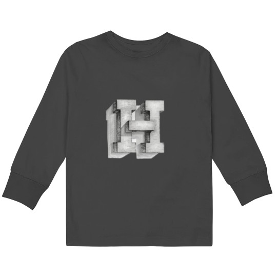 Discover Letter H Kids Long Sleeve T-Shirts