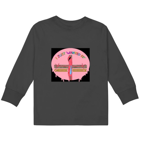 Discover Alan From Smiling Friends - I Just Wanted My Cheeeeese Kids Long Sleeve T-Shirts