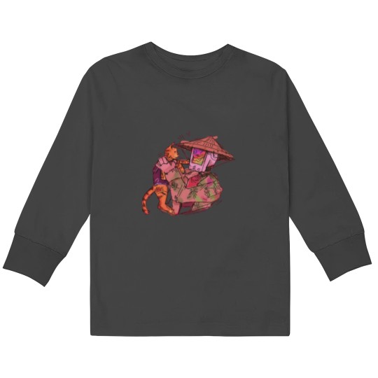 Discover Stray cat game Kids Long Sleeve T-Shirts