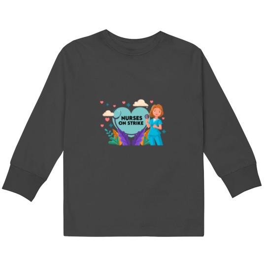 Discover s on strike (2) Kids Long Sleeve T-Shirts