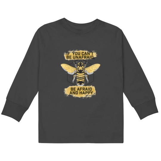 Discover be afraid and happy henry cheng raven cycle quote Kids Long Sleeve T-Shirts