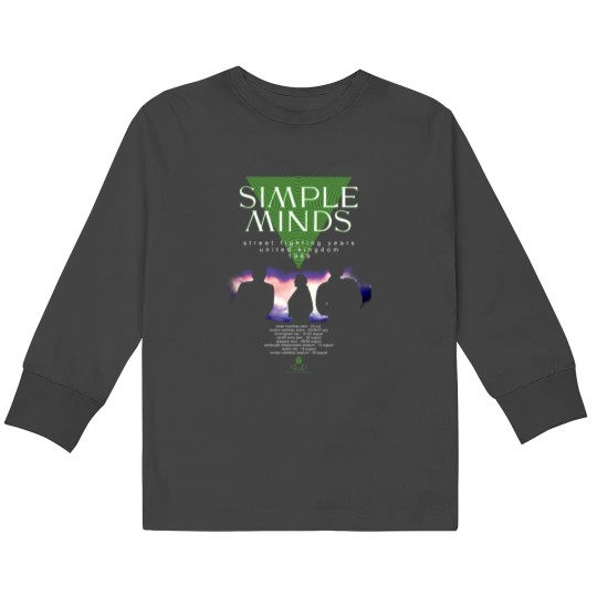 Discover Simple Minds - Street Fighting Years Premium Kids Long Sleeve T-Shirts