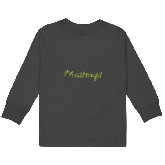 Discover You_re Golden Mustangs! Kids Long Sleeve T-Shirts