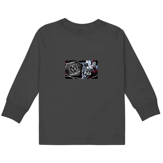 Discover P5 Goro Akechi Black Mask All Out Attack Kids Long Sleeve T-Shirts