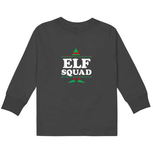 Discover Christmas Elf Squad Holiday Family Group Matching S Kids Long Sleeve T-Shirts