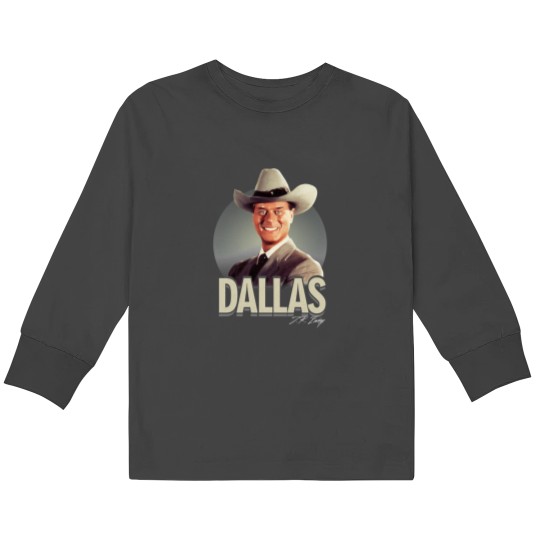 Discover JR Ewing - Dallas Kids Long Sleeve T-Shirts
