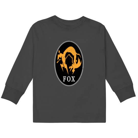 Discover MGS - FOX Logo Kids Long Sleeve T-Shirts