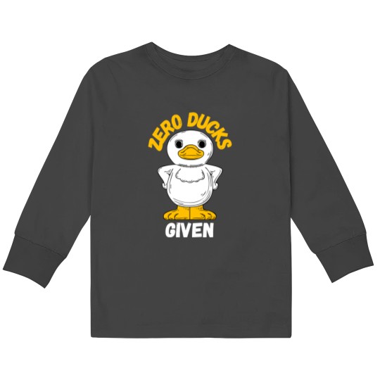 Discover zero ducks given Kids Long Sleeve T-Shirts