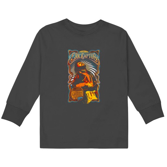 Discover Eric Clapton Vintage Eric Quotes She don't lie Kids Long Sleeve T-Shirts