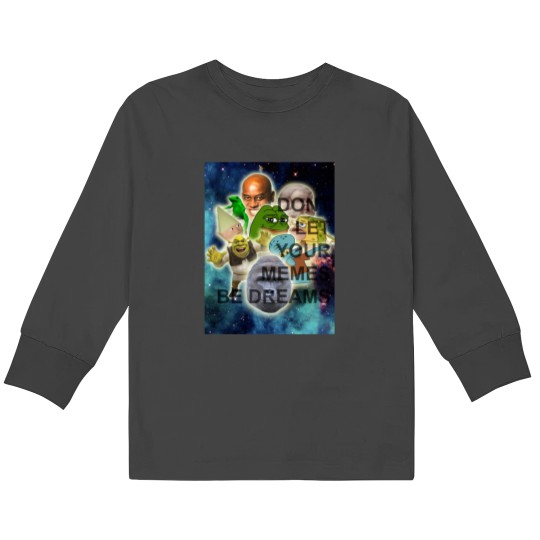 Discover Collection of the Dankest Memes Kids Long Sleeve T-Shirts
