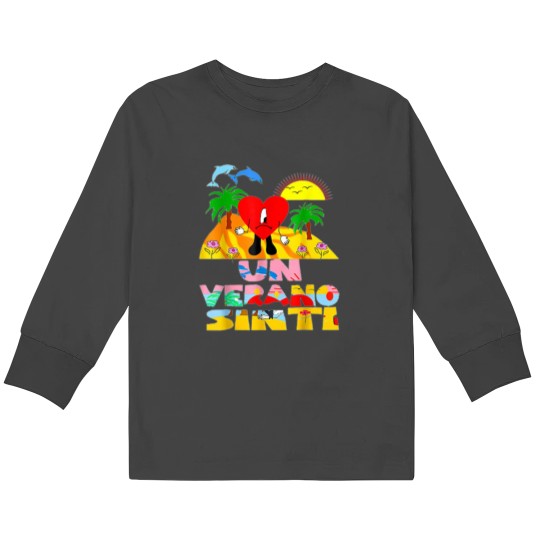 Discover Bunny Un Verano Kids Long Sleeve T-Shirts