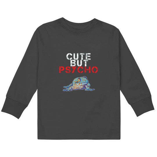 Discover Cute But Psycho Tokay Gecko Active Kids Long Sleeve T-Shirts