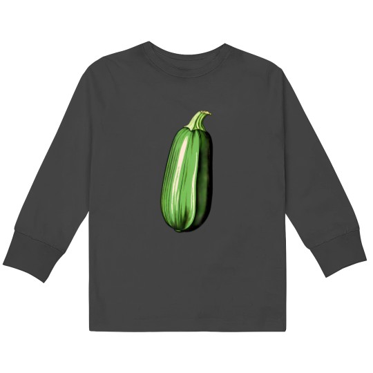 Discover zucchini lazy easy funny matching halloween costume Kids Long Sleeve T-Shirts