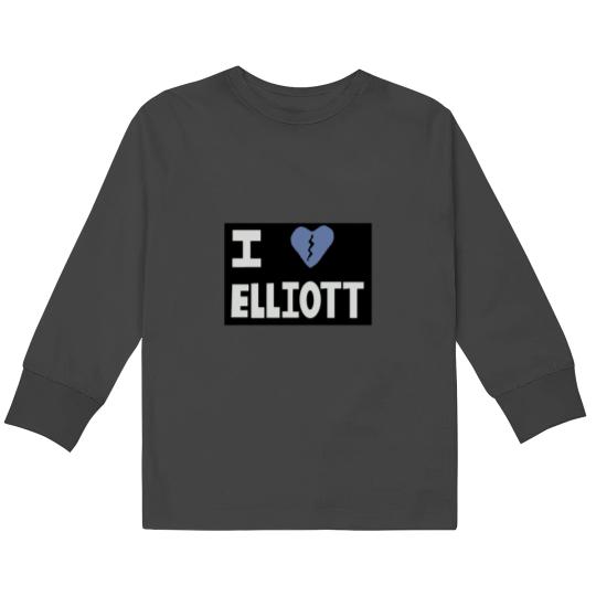 Discover Elliott Smith Tribute - I BrokenHeart Elliott Kids Long Sleeve T-Shirts