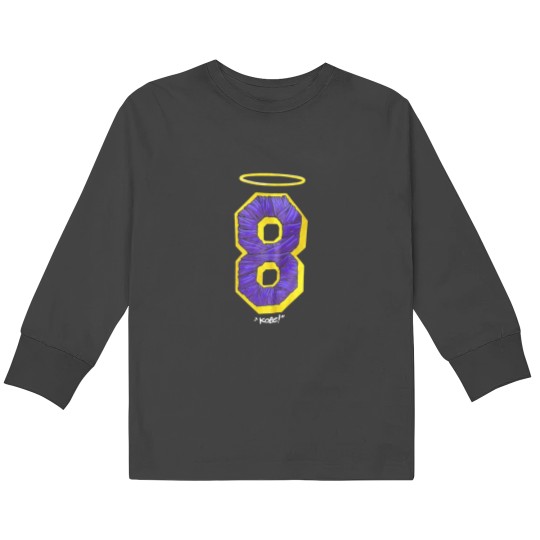 Discover Kobe Bryant - Lucky 8 Number Kids Long Sleeve T-Shirts