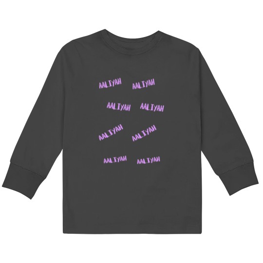 Discover Aaliyah - Sticker Pack C Kids Long Sleeve T-Shirts