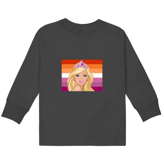 Discover Lesbian barbiee Kids Long Sleeve T-Shirts