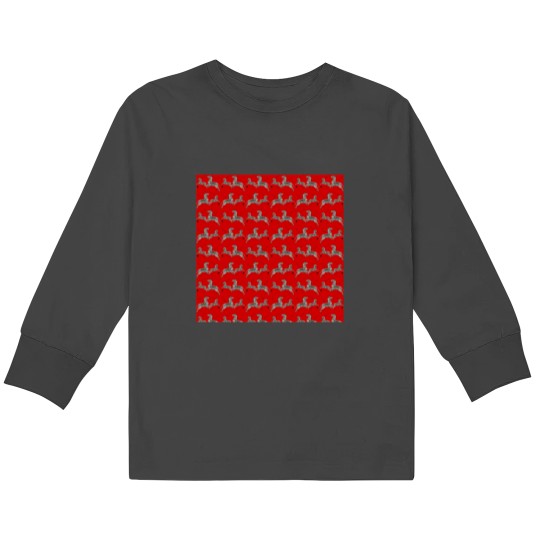Discover zebra wallpaper Sticker Kids Long Sleeve T-Shirts