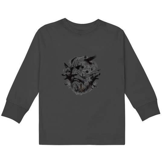 Discover Odin Hanging Kids Long Sleeve T-Shirts