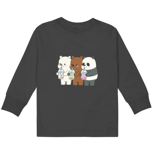Discover We Bare Bears Active Kids Long Sleeve T-Shirts